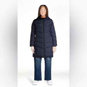 Big Chill Chevron Quilted Jacket in Blue